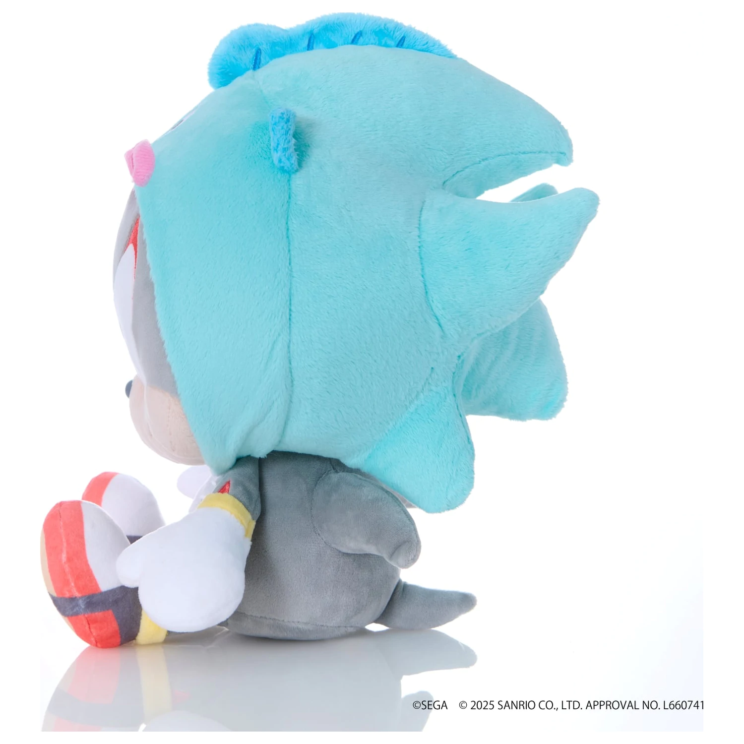 Sonic & Friends x Sanrio Shadow x Hangyodon Plüschtier 24cm Produktfoto
