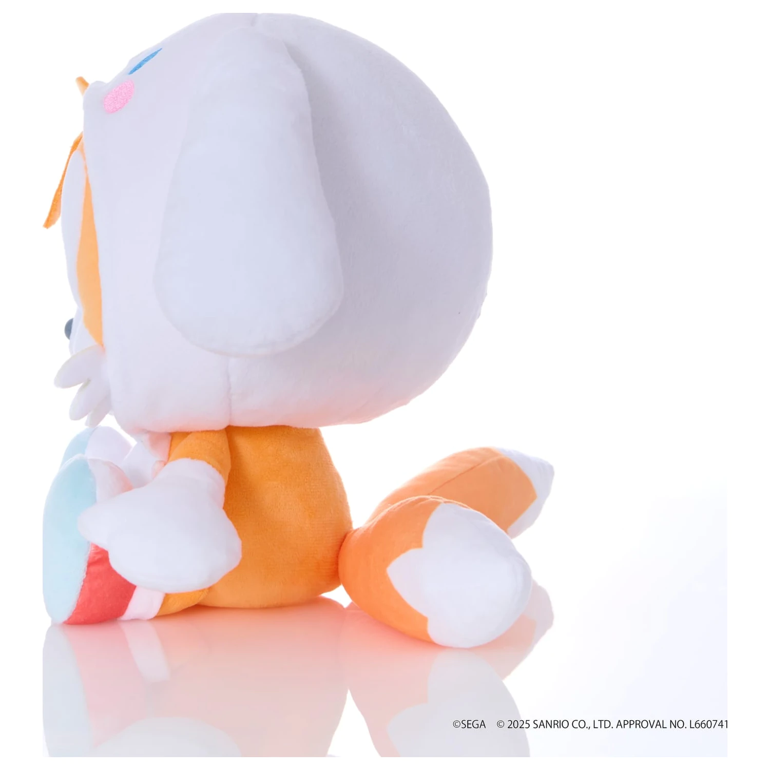 Sonic & Friends x Sanrio Tails x Cinnamoroll Plüschtier 24cm Produktfoto
