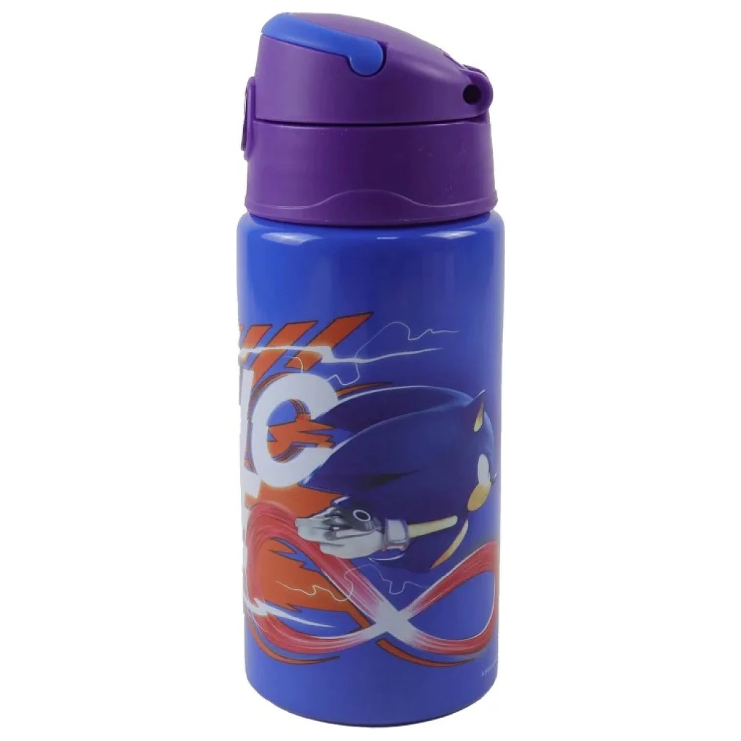 Sonic Get Me Aluminium-Trinkflasche mit Strohhalm und Aufhänger 500 ml Produktfoto