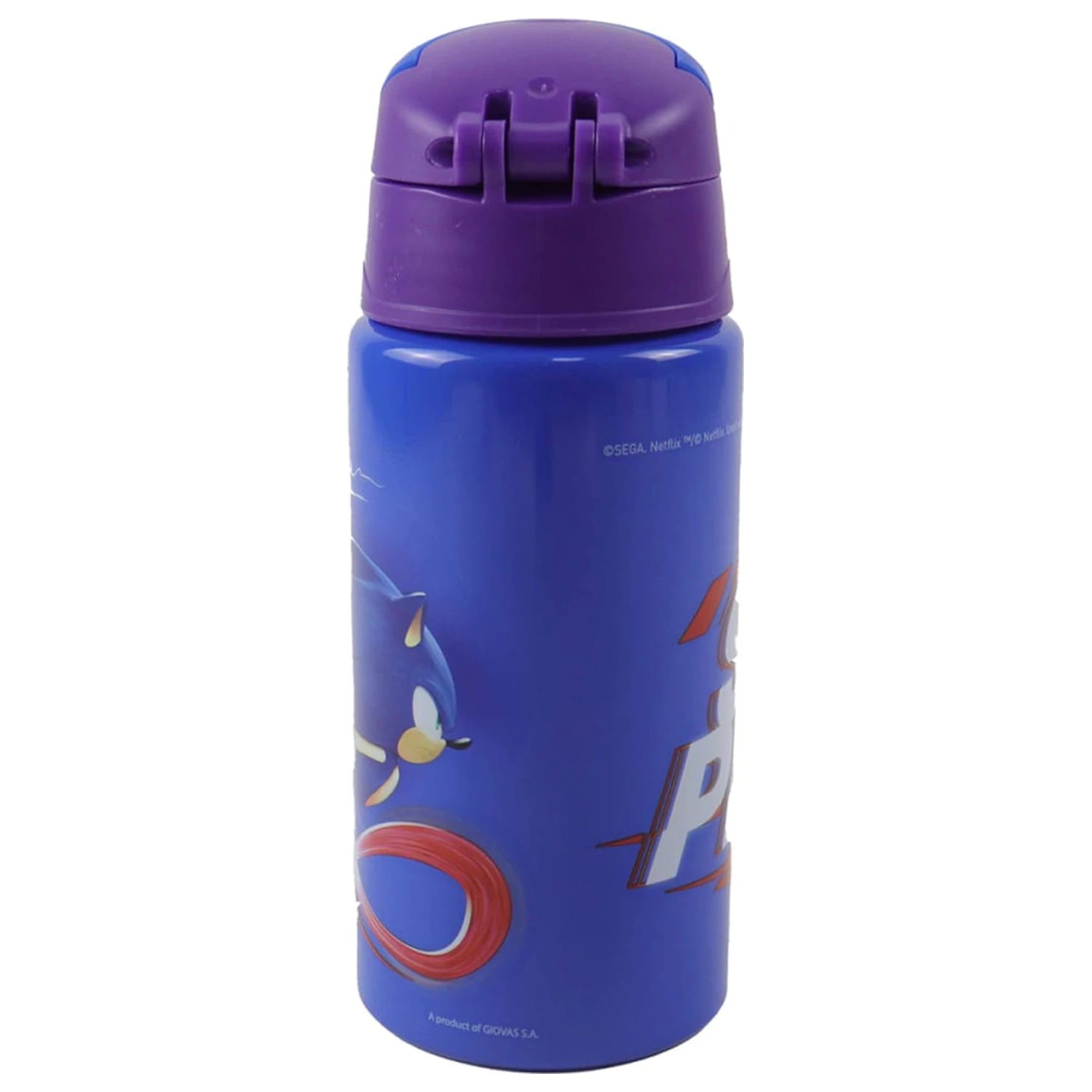 Sonic Get Me Aluminium-Trinkflasche mit Strohhalm und Aufhänger 500 ml Produktfoto