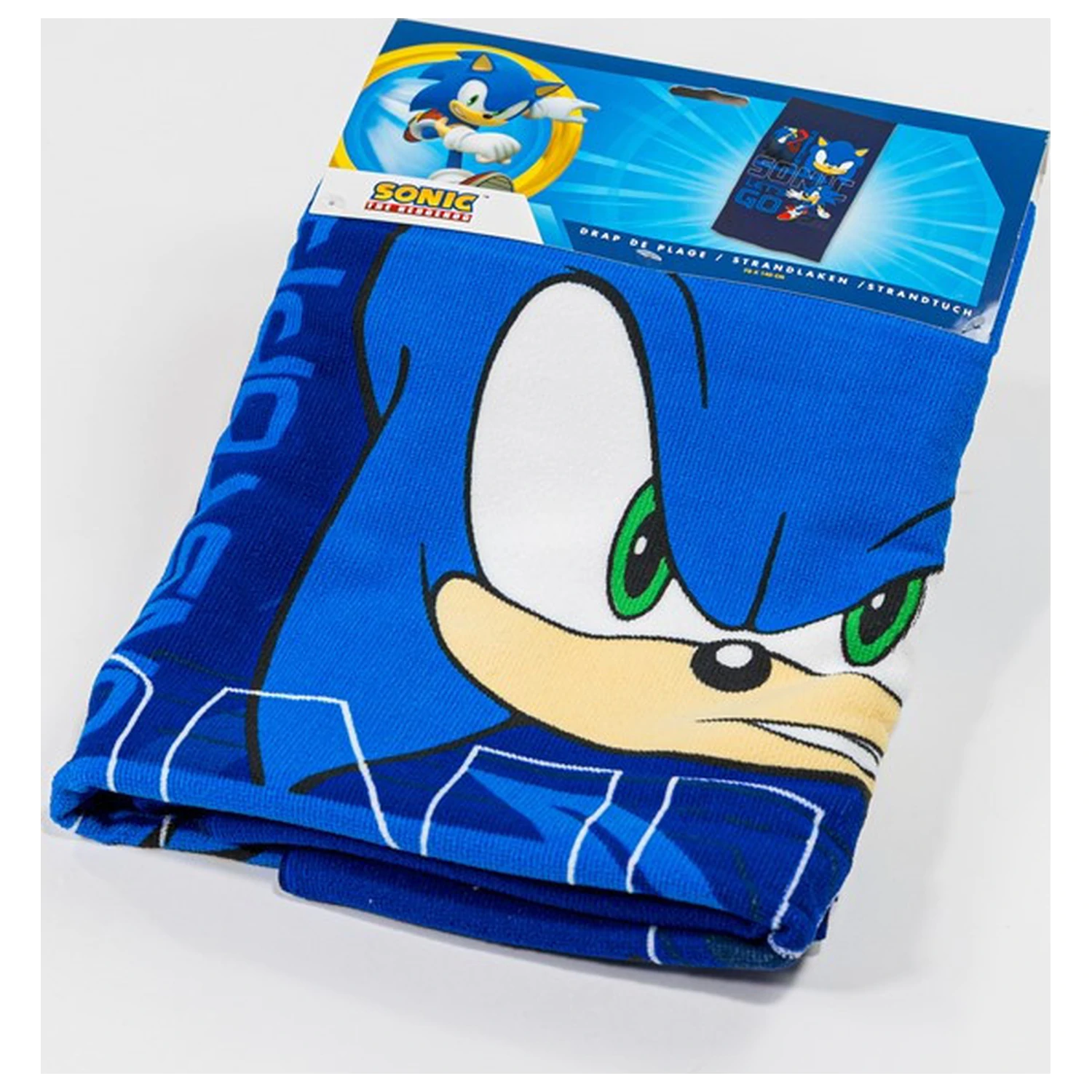 Sonic Go Blur Handtuch 70x140cm Produktfoto