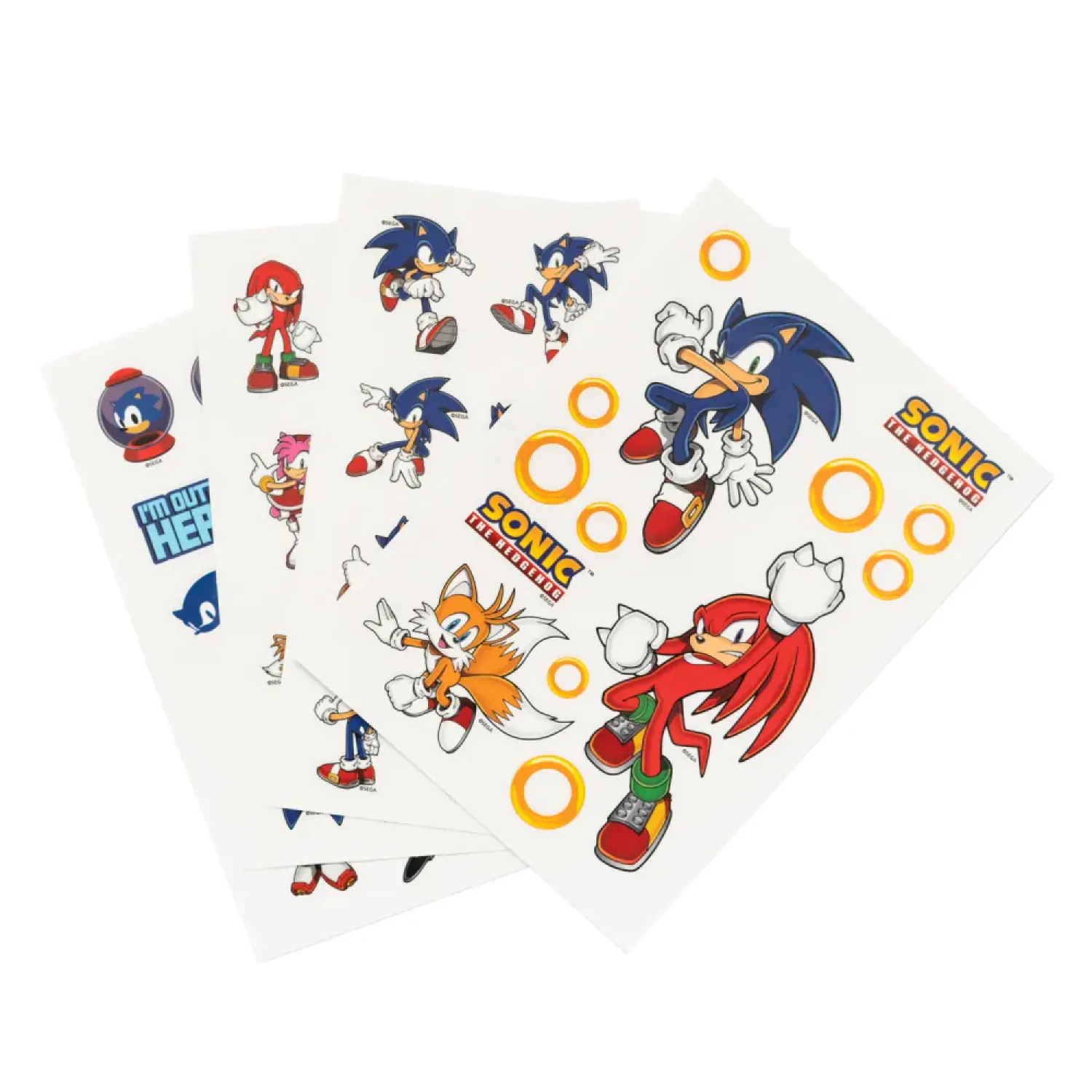 Sonic Sticker-Set Produktfoto