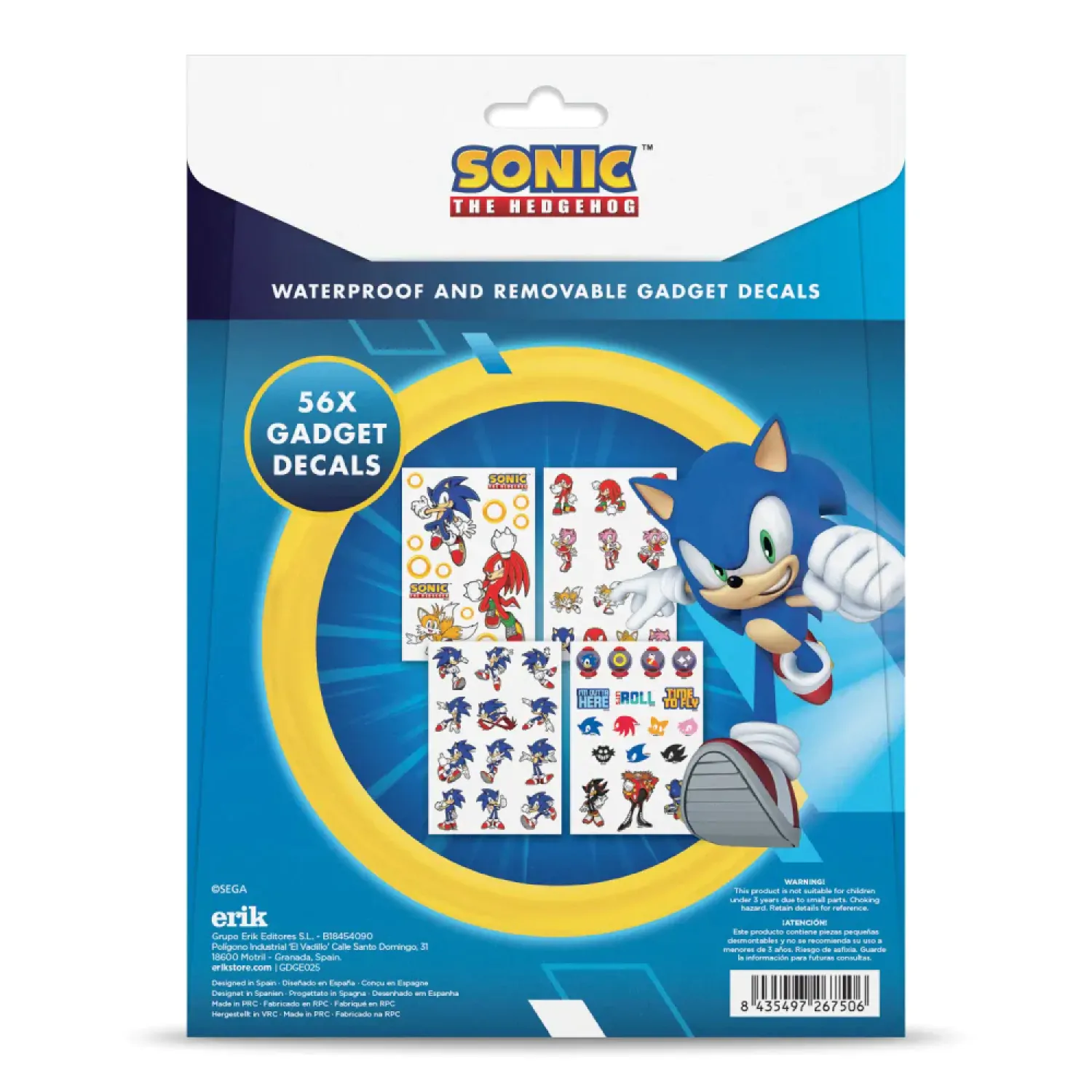 Sonic Sticker-Set Produktfoto