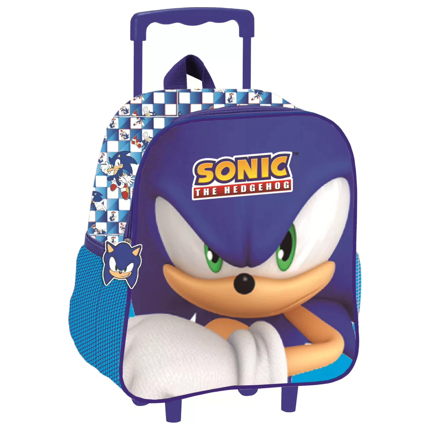 Sonic Modern Rolling Kindergarten 3D Rucksack, Tasche 32 cm Produktfoto
