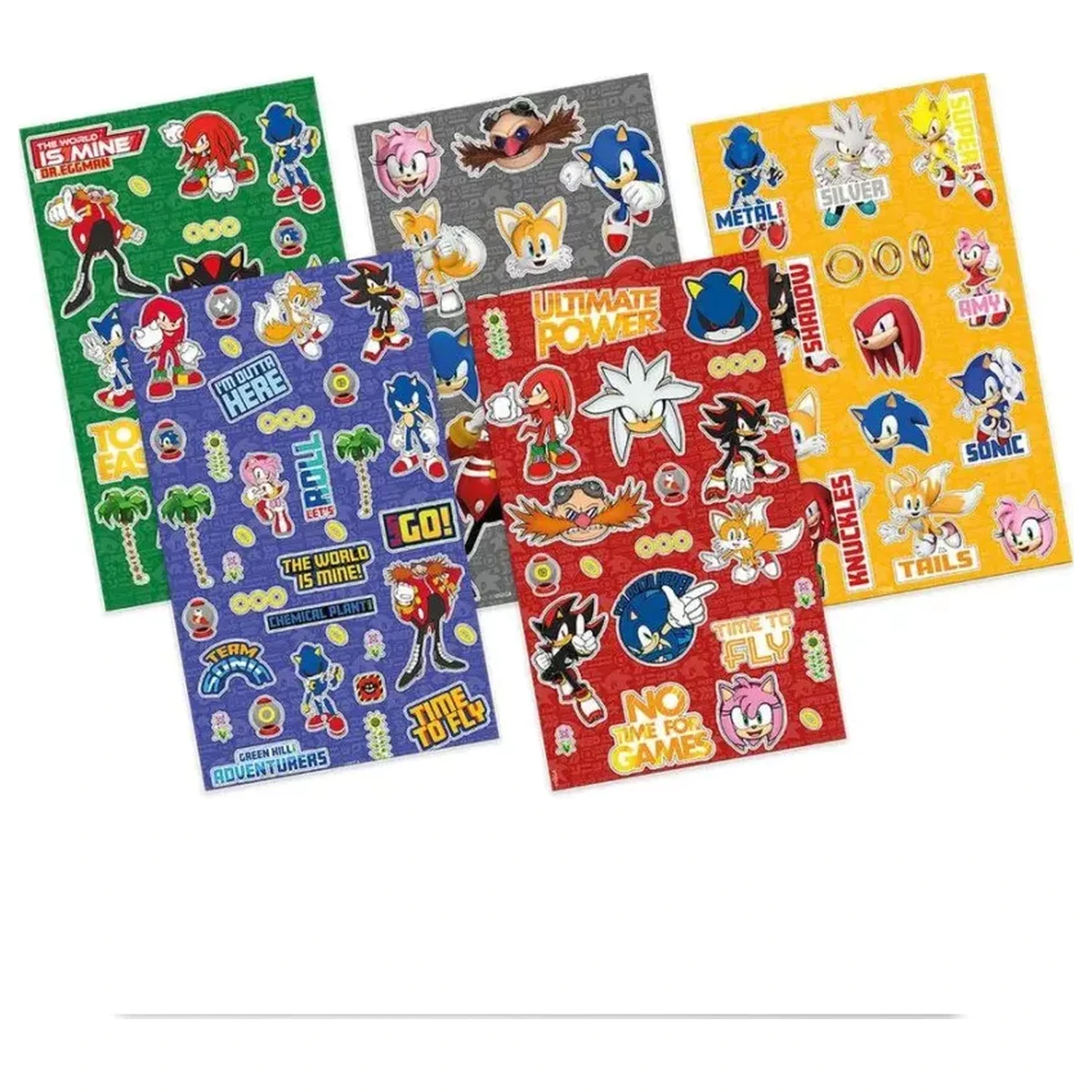 Sonic Outta Here Stickerbogen 5er-Set Produktfoto