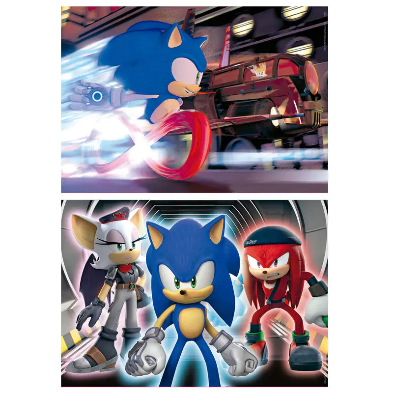 Sonic Prime Neon Puzzle 2x100St termékfotó