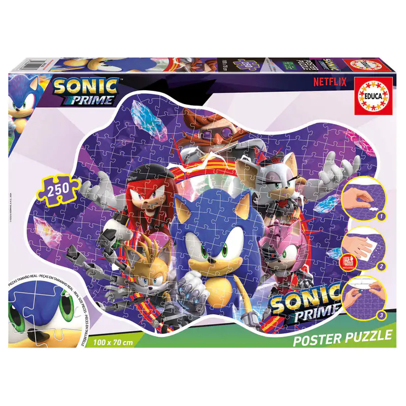 Sonic Prime Poster Puzzle 250St Produktfoto