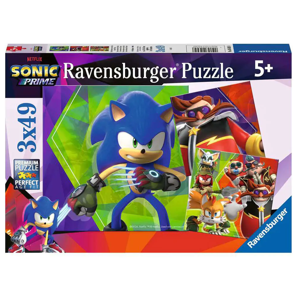 Sonic Prime Puzzle 3x49St Produktfoto