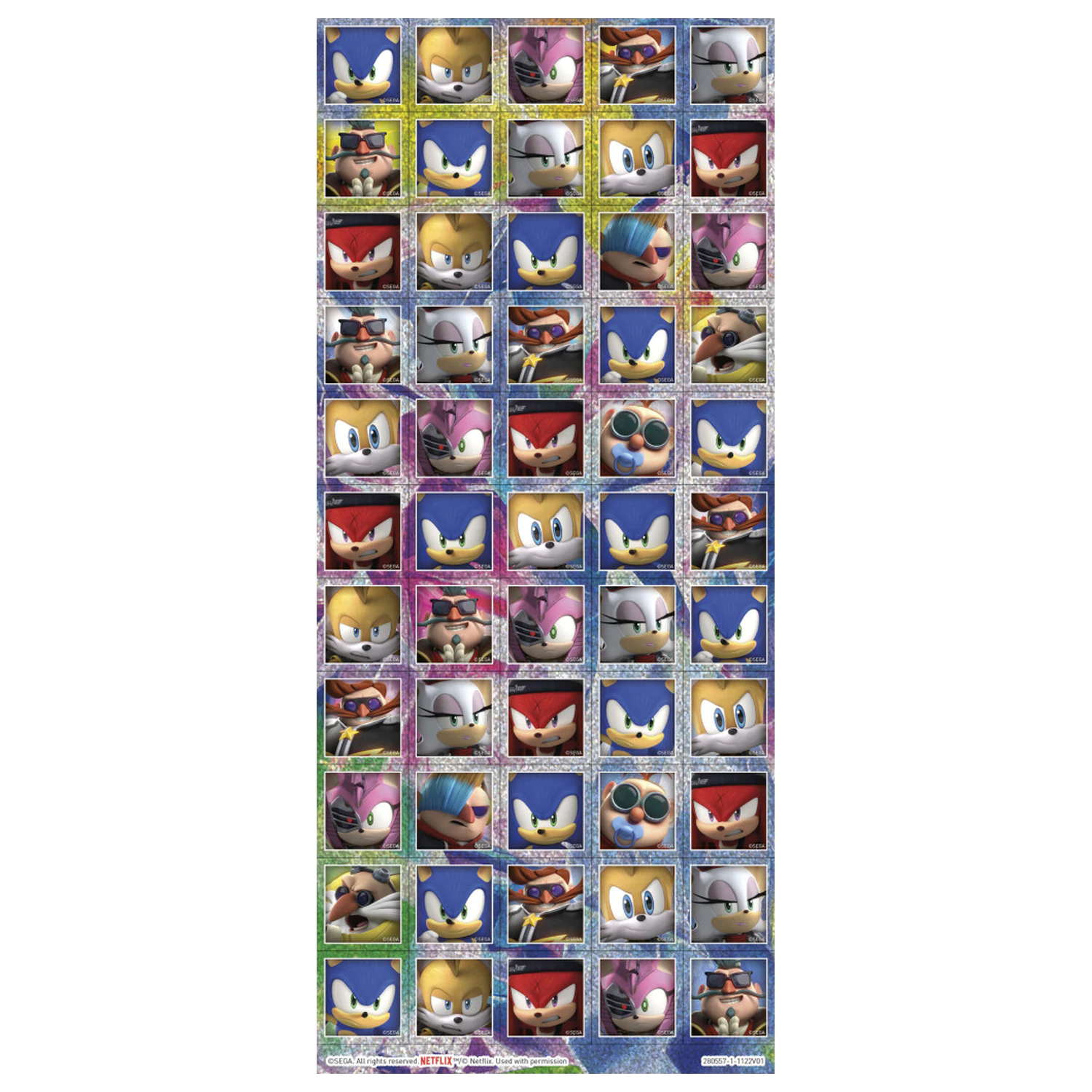 Sonic Prime Super Sticker Set mit Spielzeug Produktfoto