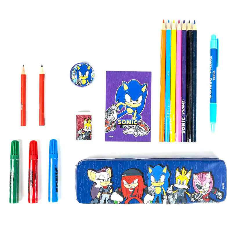 Sonic Prime Schreibwaren-set zum Ausmalen Produktfoto