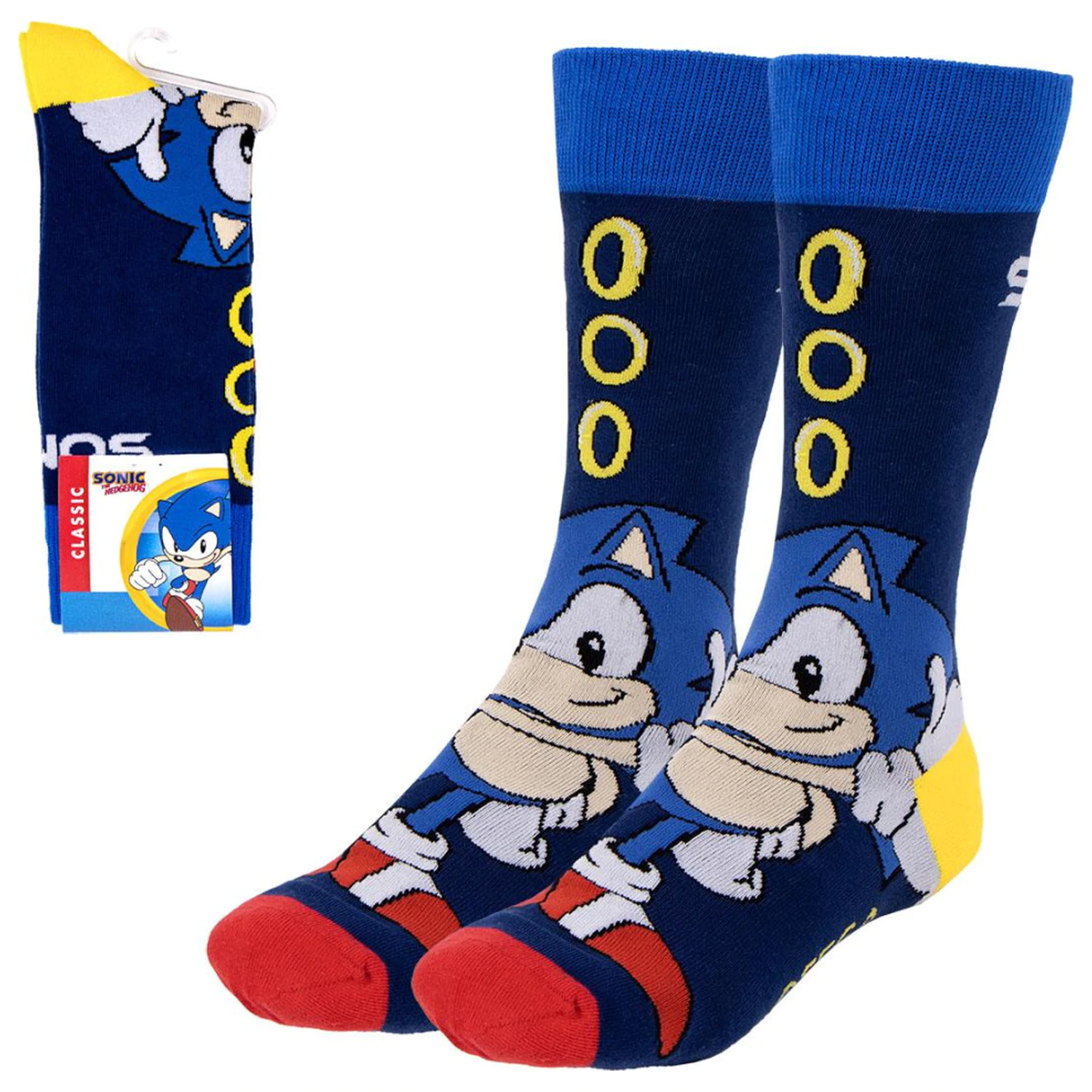 Sonic Ring Lange Socken für Erwachsene 35/41 Produktfoto
