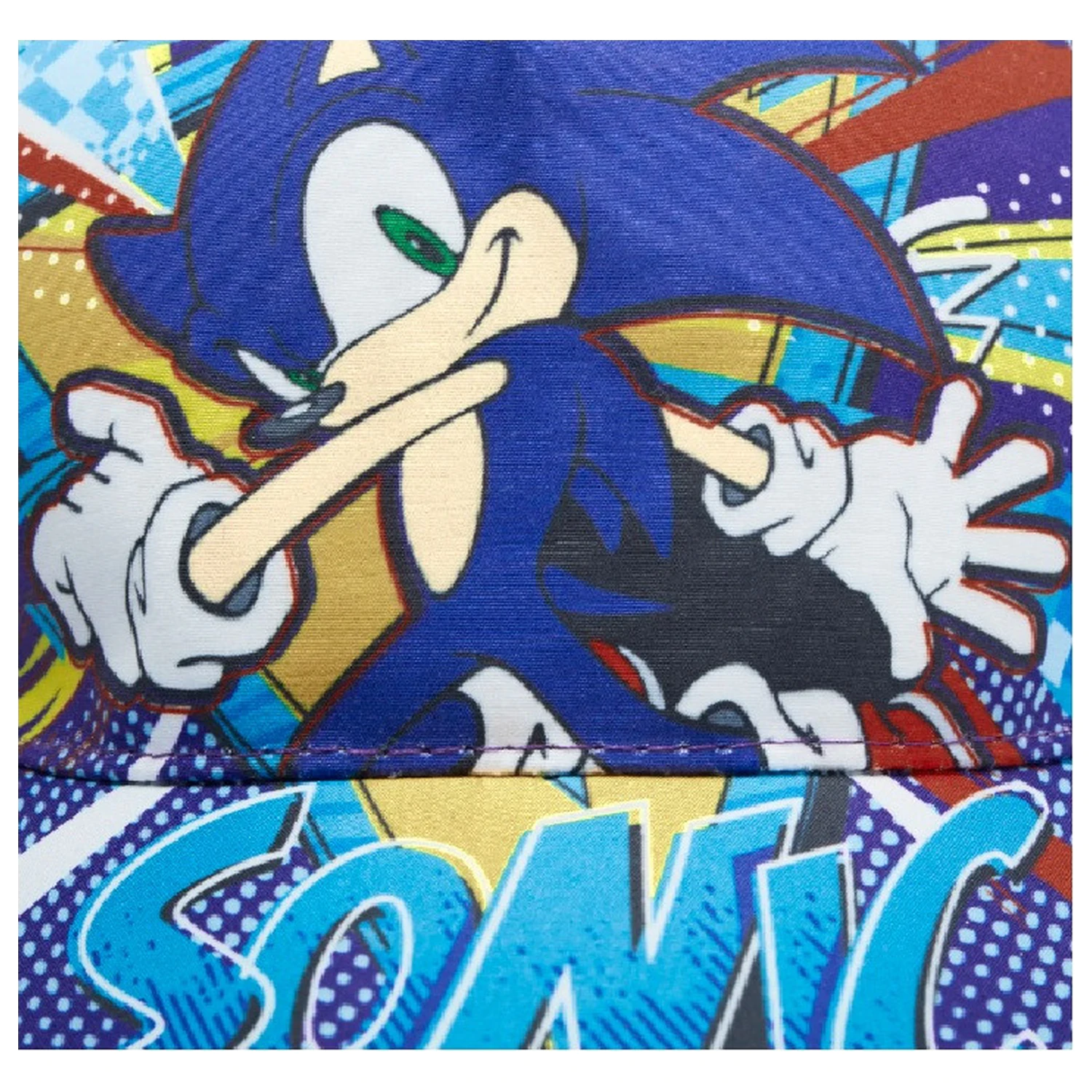 Sonic Ring Runner Blue Kinder Baseball Cap 54 cm Produktfoto