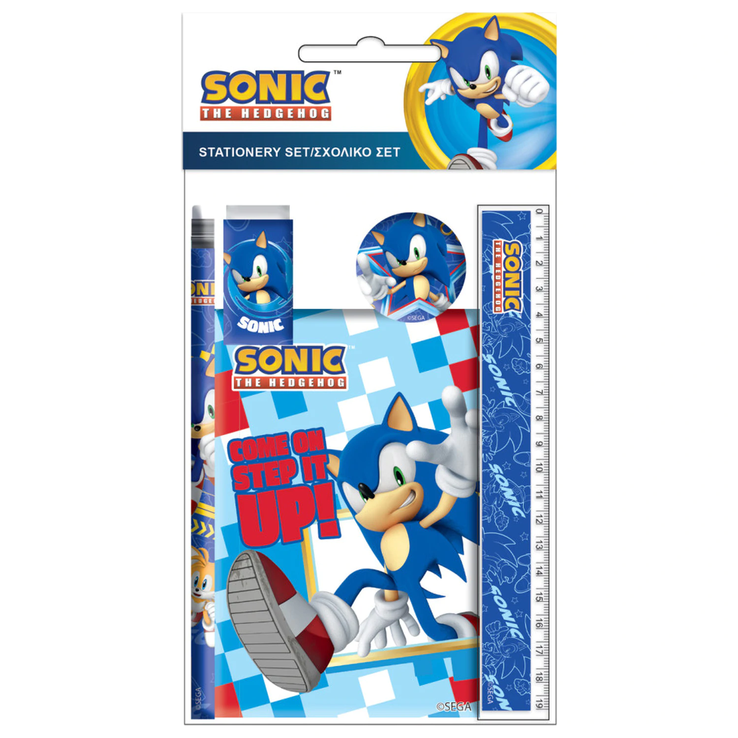 Sonic Rush Schreibwaren Set 5-teilig Produktfoto