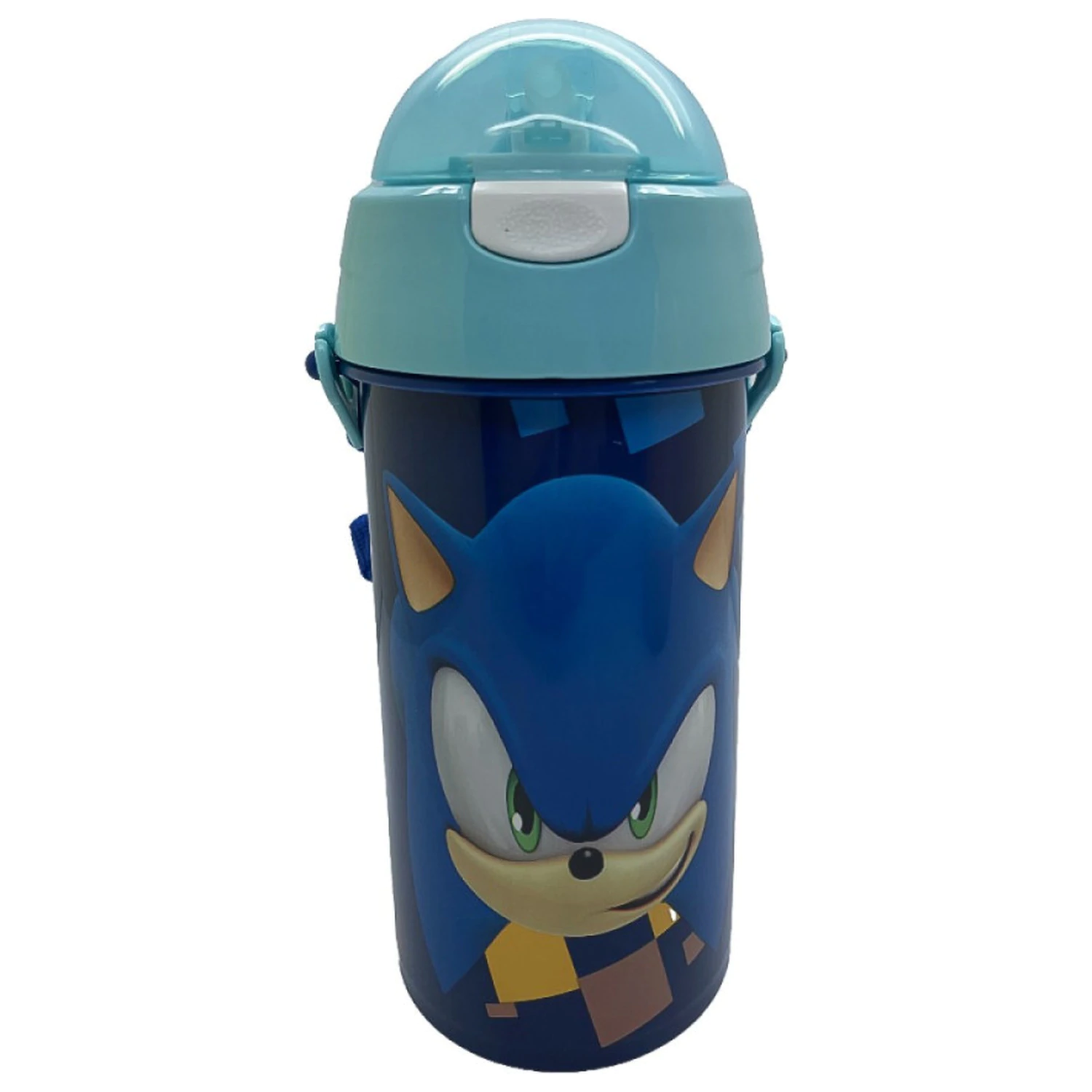 Sonic Speed Blue Plastik Trinkflasche mit Henkel 500 ml Produktfoto