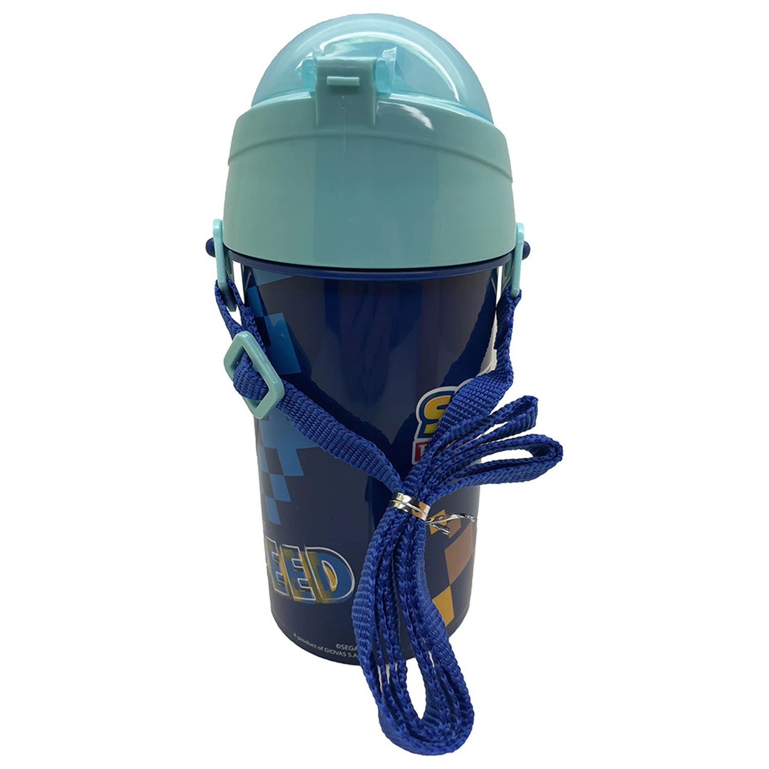 Sonic Speed Blue Plastik Trinkflasche mit Henkel 500 ml Produktfoto