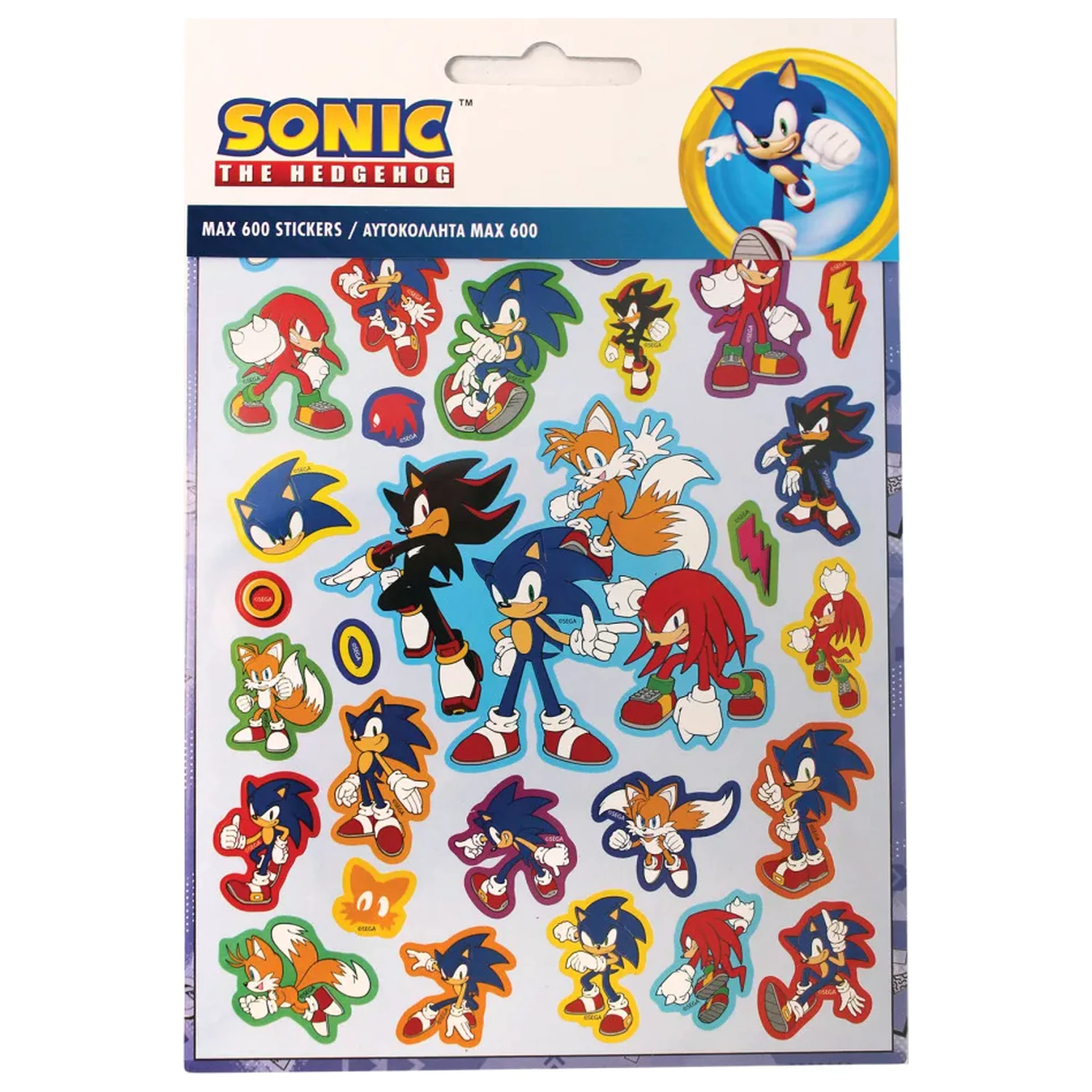 Sonic Squad 600-teiliges Sticker-Set Produktfoto