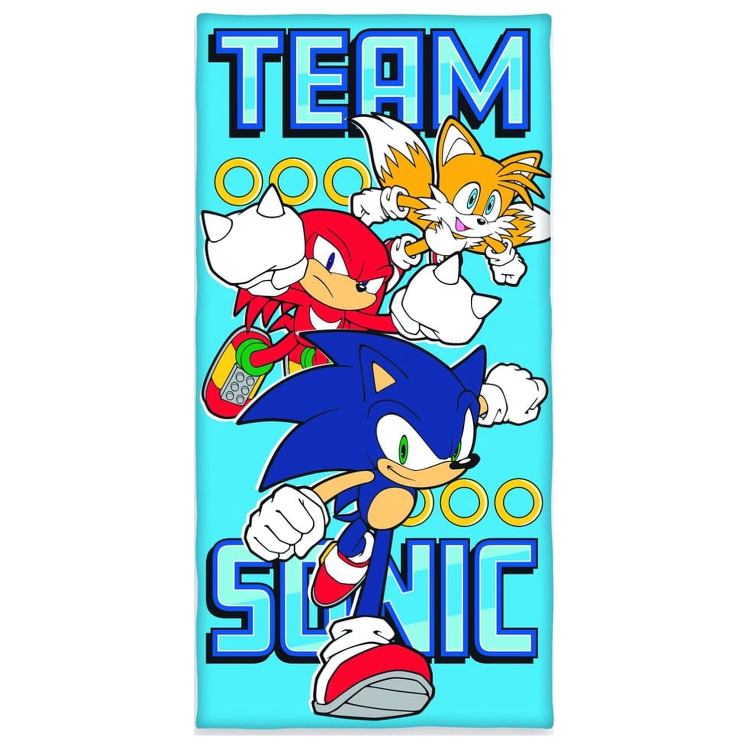 Sonic Beach Towel Team Sonic 70 x 140 cm Produktfoto