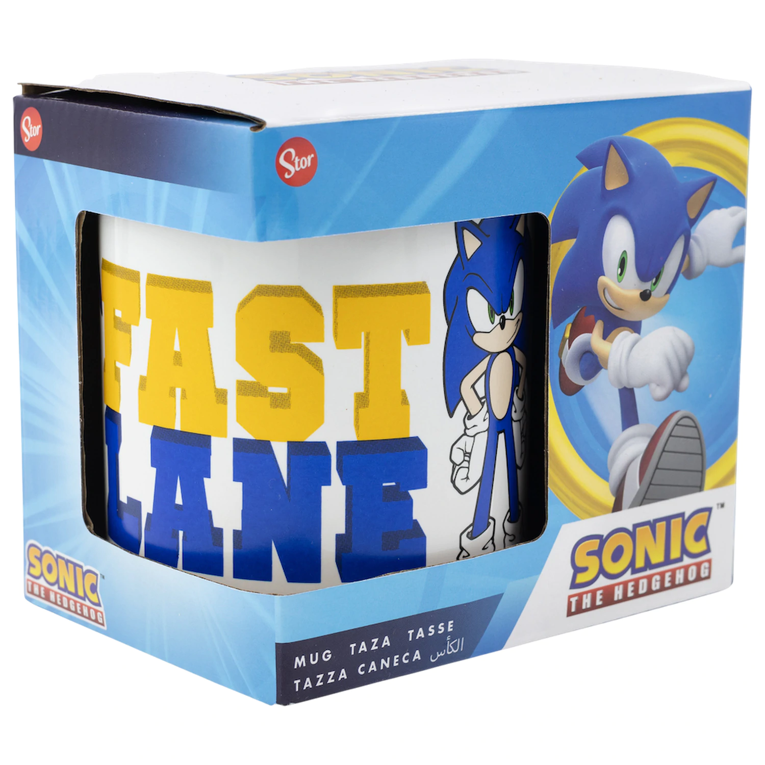 Sonic The Fat Lane Keramik Becher 325 ml Produktfoto