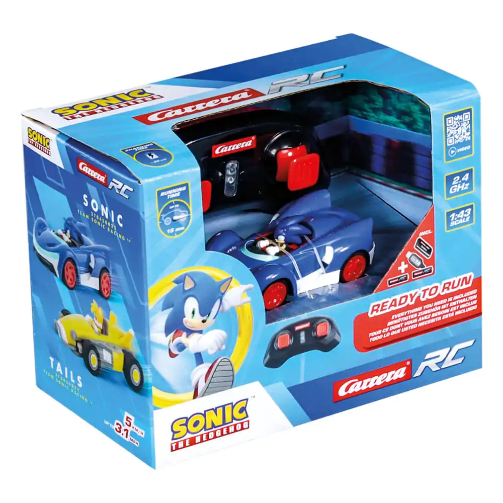 Sonic the Hedgehog ferngesteuertes Auto 1/43 2.4GHz Mini Sonic Produktfoto