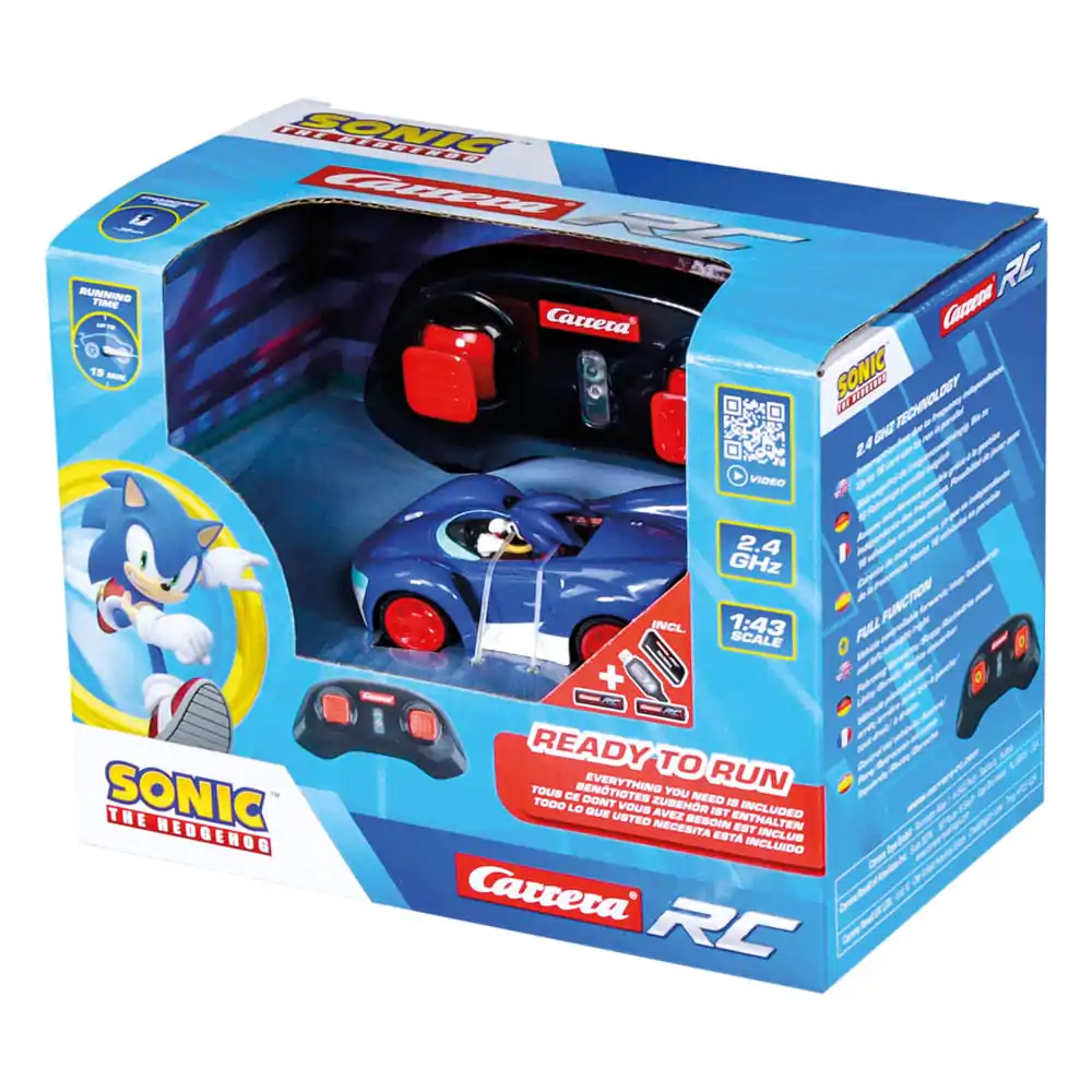 Sonic the Hedgehog ferngesteuertes Auto 1/43 2.4GHz Mini Sonic Produktfoto