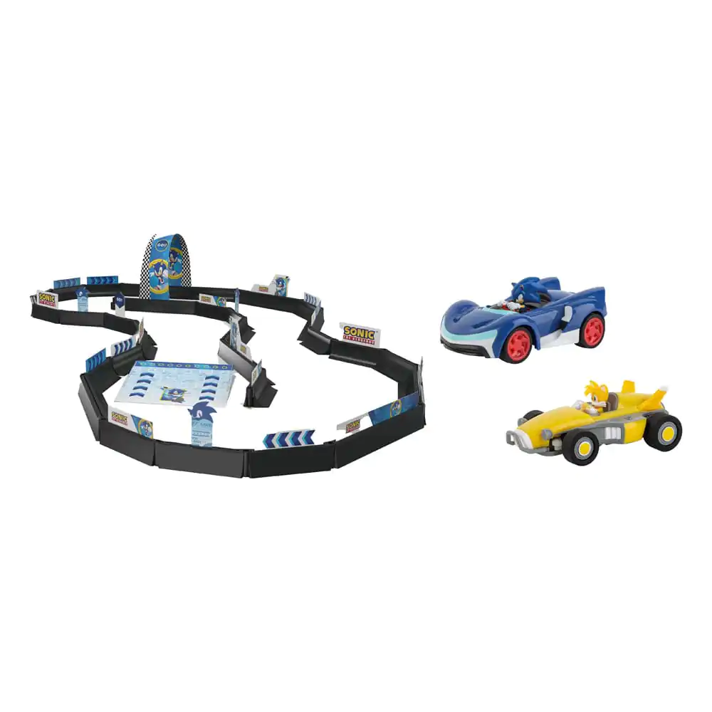 Sonic the Hedgehog RC ferngesteuertes Auto 1/43 2,4 GHz Tabletop Racing Set Produktfoto