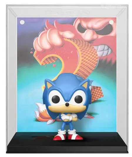 Sonic the Hedgehog 2 POP! Game Cover Vinyl Figur Sonic heo Exclusive 9 cm termékfotó