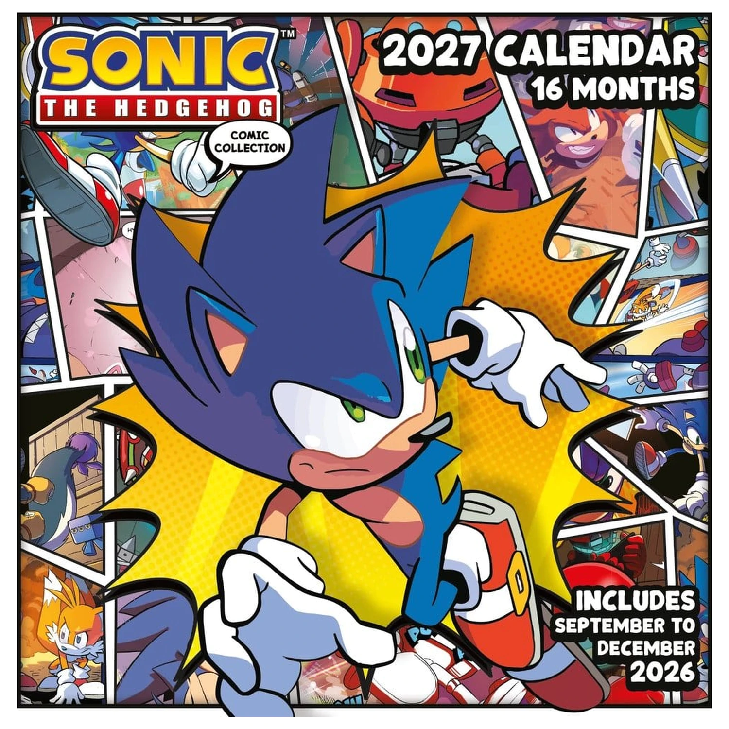 Sonic the Hedgehog (2027) Wandkalender Produktfoto