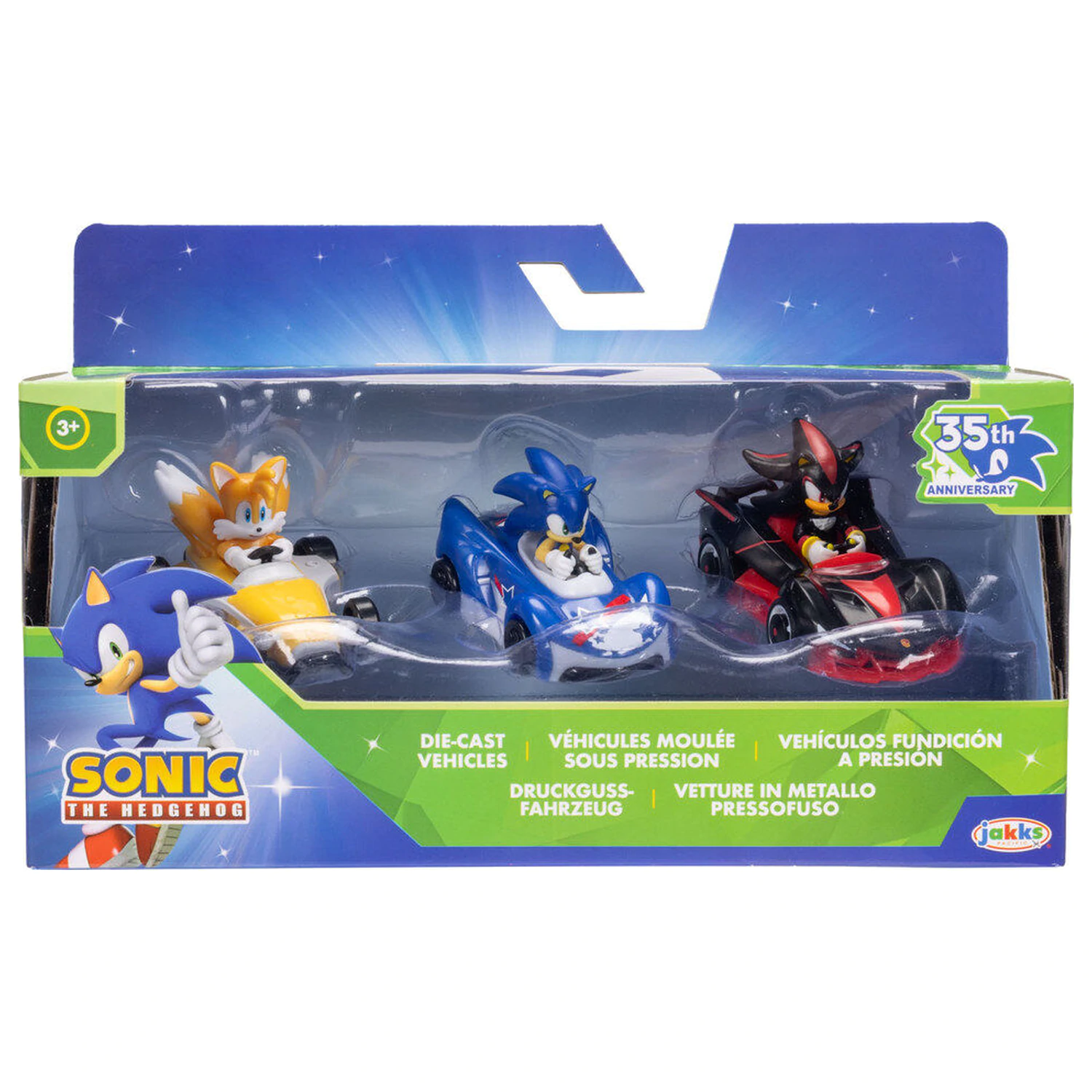 Sonic The Hedgehog Paket 3 Fahrzeuge Produktfoto