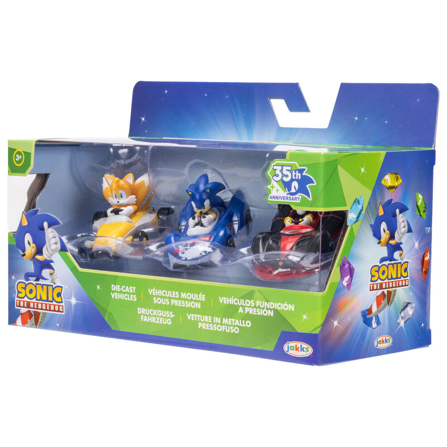 Sonic The Hedgehog Paket 3 Fahrzeuge Produktfoto