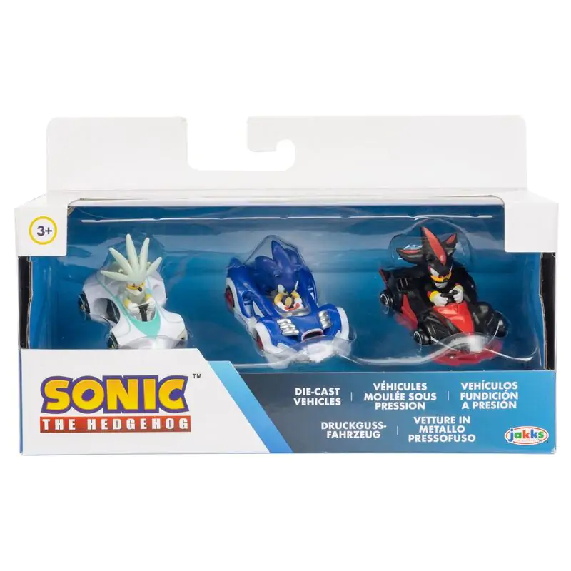 Sonic the Hedgehog 3-er Pack Fahrzeug termékfotó