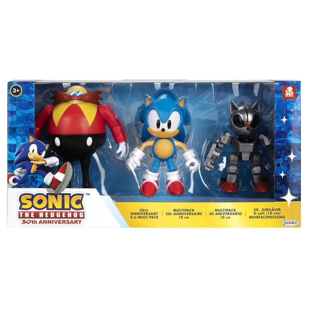 Sonic The Hedgehog 30Th Anniversary pack 3 Figuren 10cm termékfotó