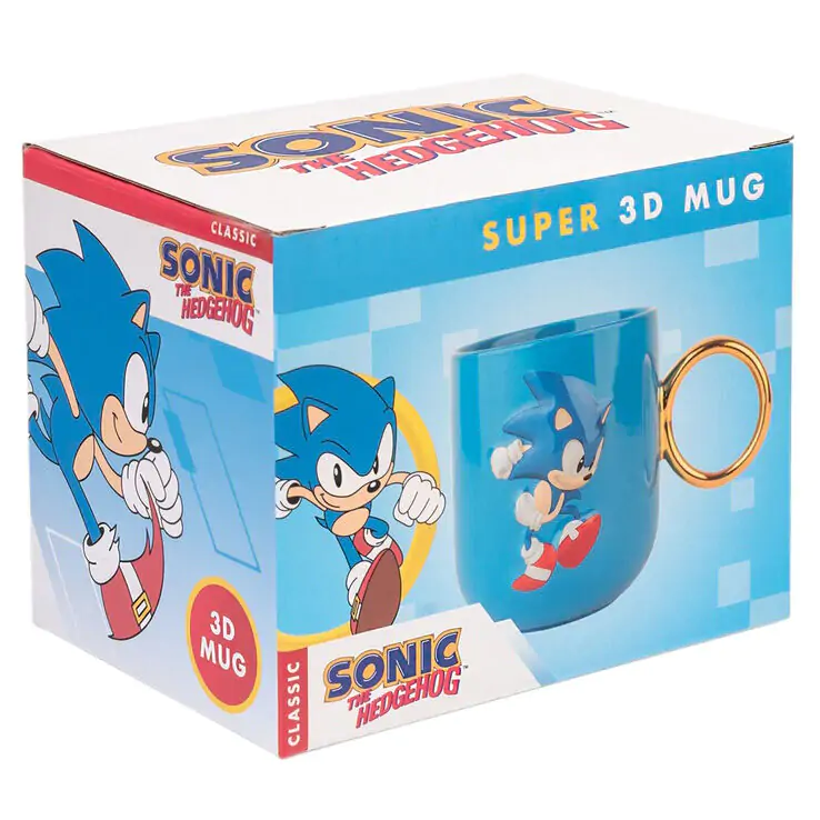 Sonic The Hedgehog 3D Tasse 350ml Produktfoto