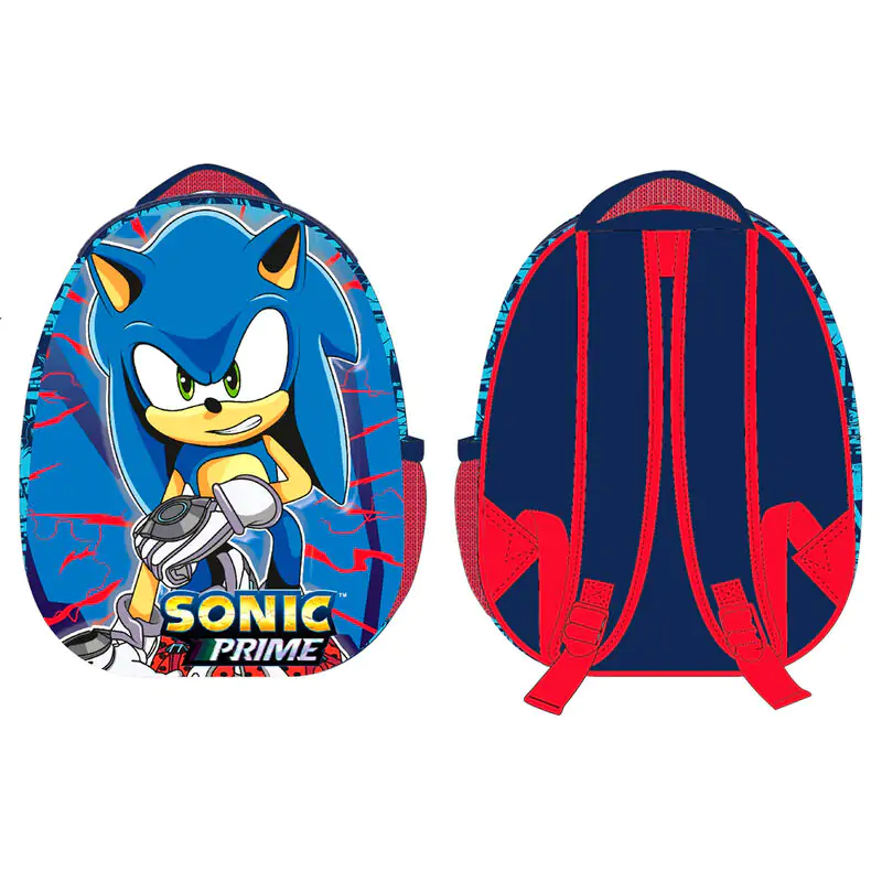 Sonic the Hedgehog 3D Eggy Rucksack 35cm Produktfoto