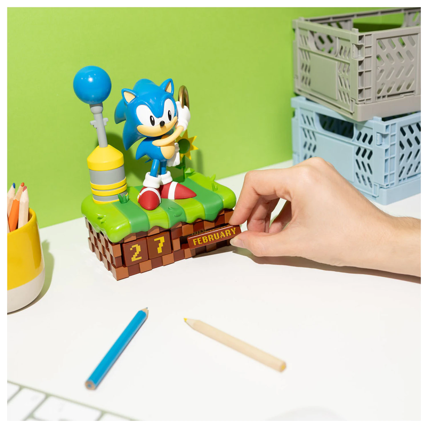 Sonic the Hedgehog 3D ewiger Kalender Produktfoto