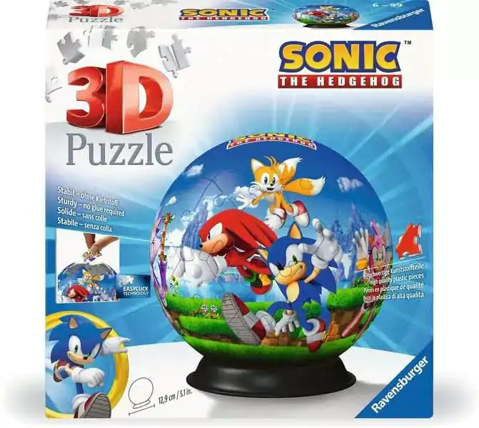 Sonic - The Hedgehog 3D Puzzle Characters Puzzle Ball (72 Teile) termékfotó