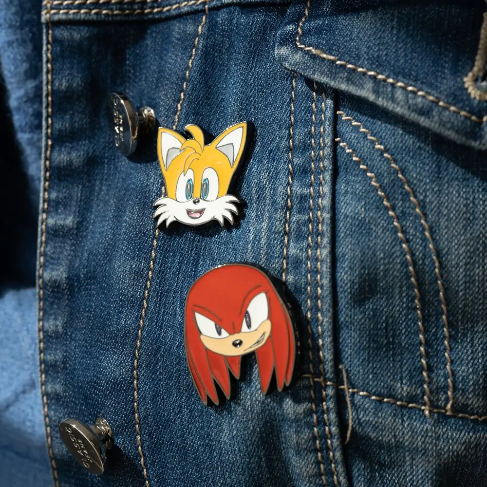 Sonic The Hedgehog 4er Pin Set Produktfoto