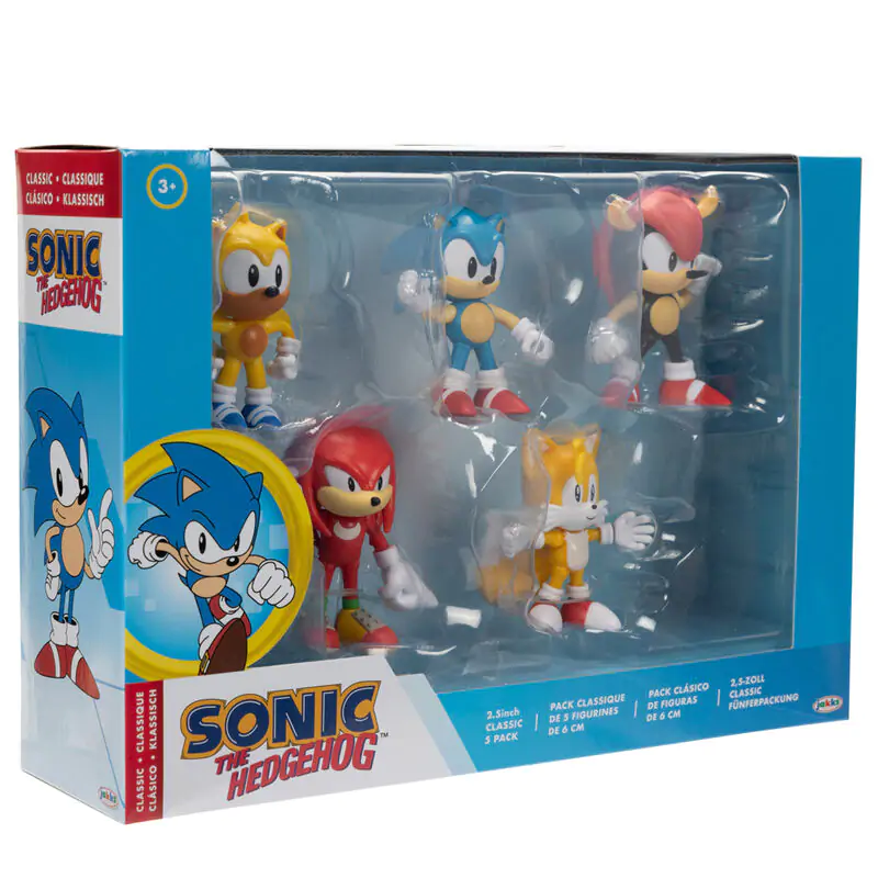 Sonic the Hedgehog 5-er Pack Figurn 6cm termékfotó