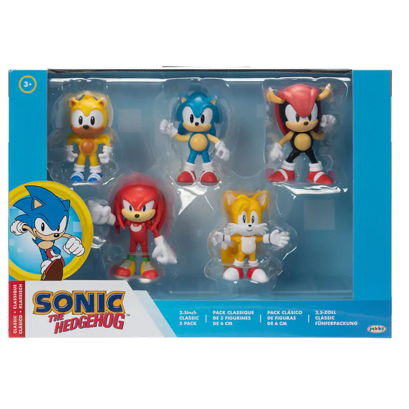 Sonic the Hedgehog 5-er Pack Figurn 6cm termékfotó