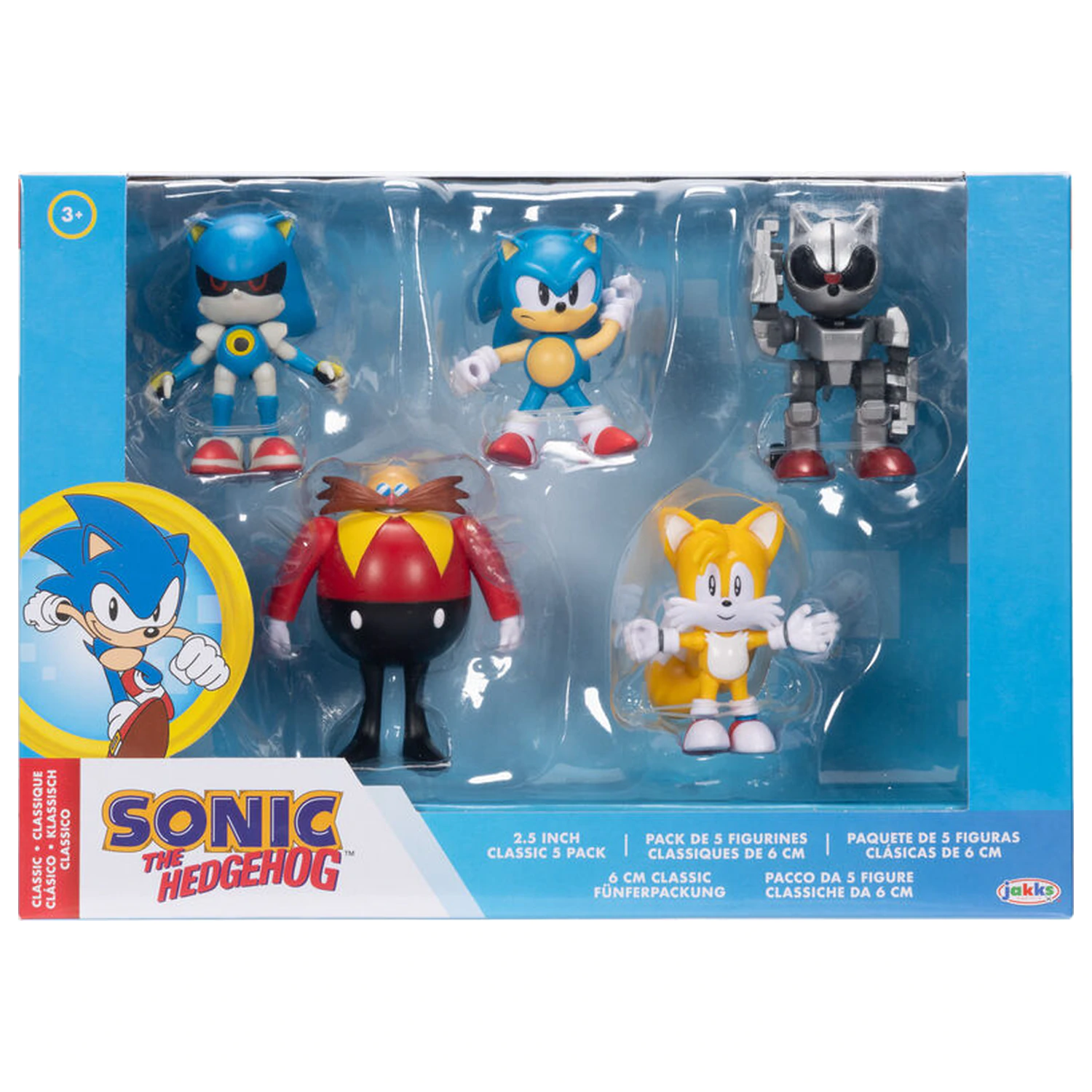 Sonic the Hedgehog Pack 5 Figuren 6cm Produktfoto