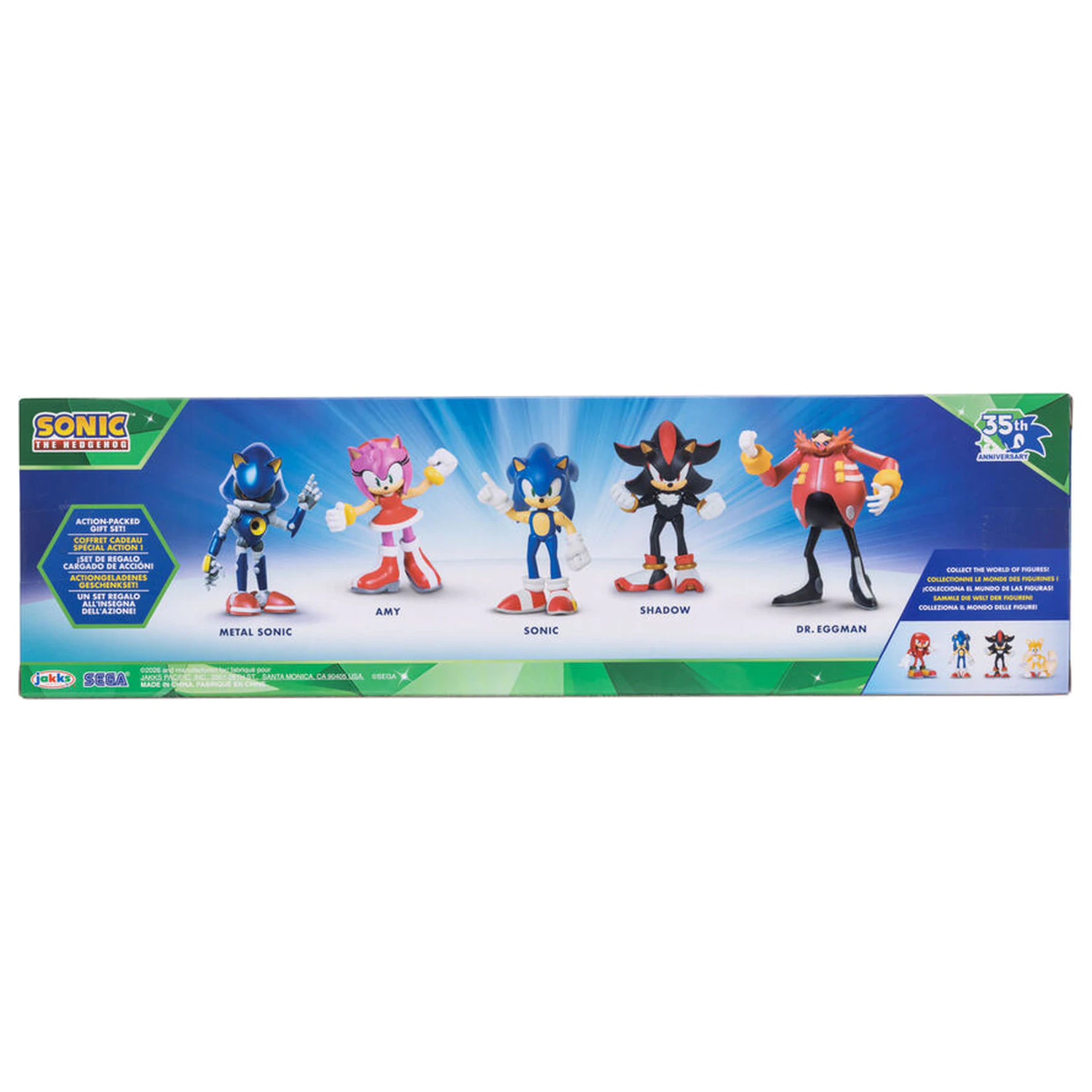 Sonic The Hedgehog Pack 5 Figuren 6cm Produktfoto