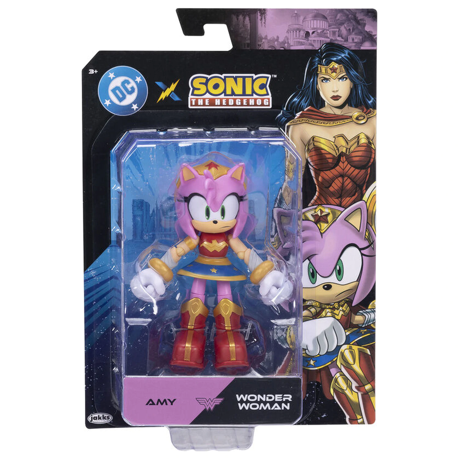 Sonic The Hedgehog Amy Wonder Woman Figur 13cm Produktfoto
