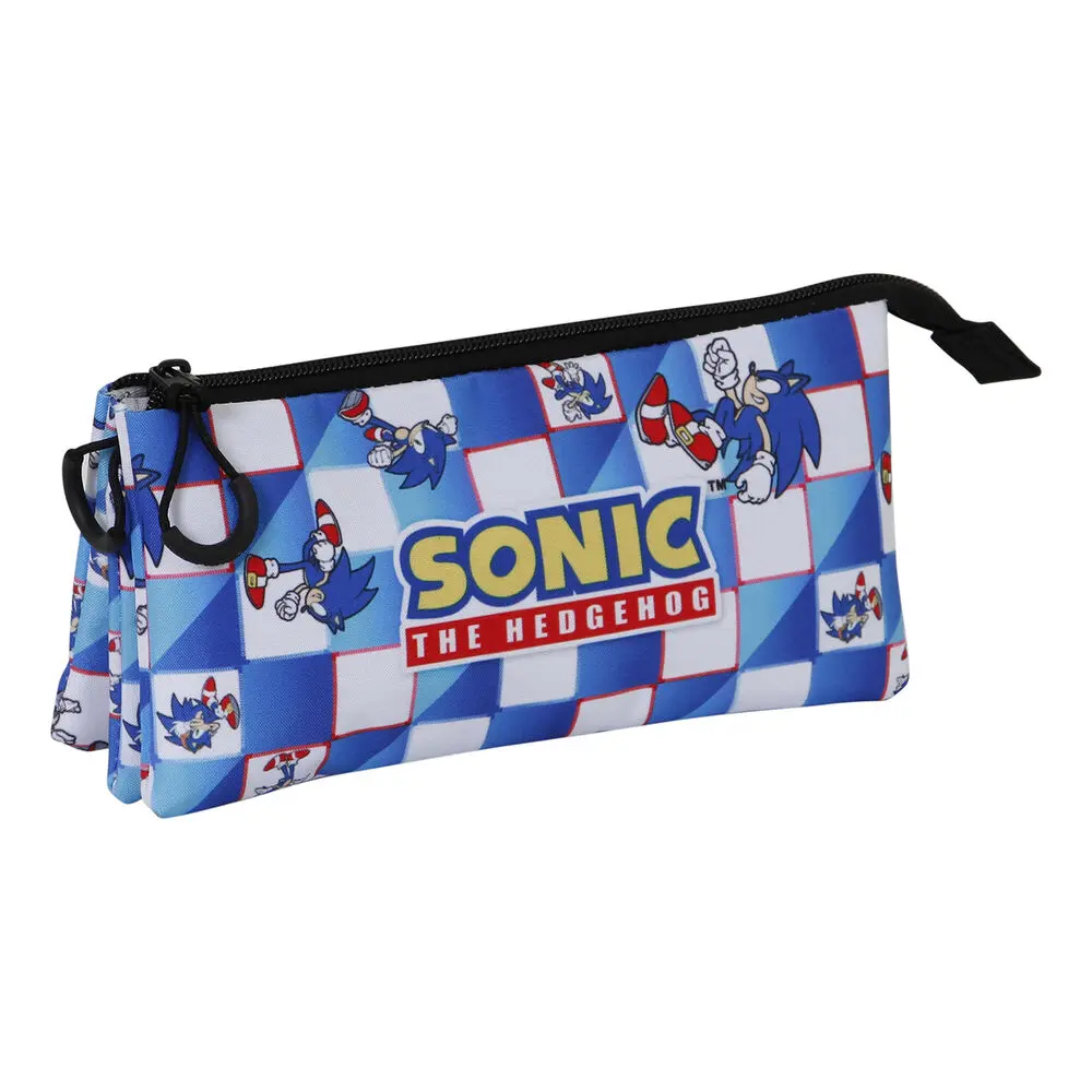 Sonic The Hedgehog Blue Lay Dreifaches Mäppchen termékfotó