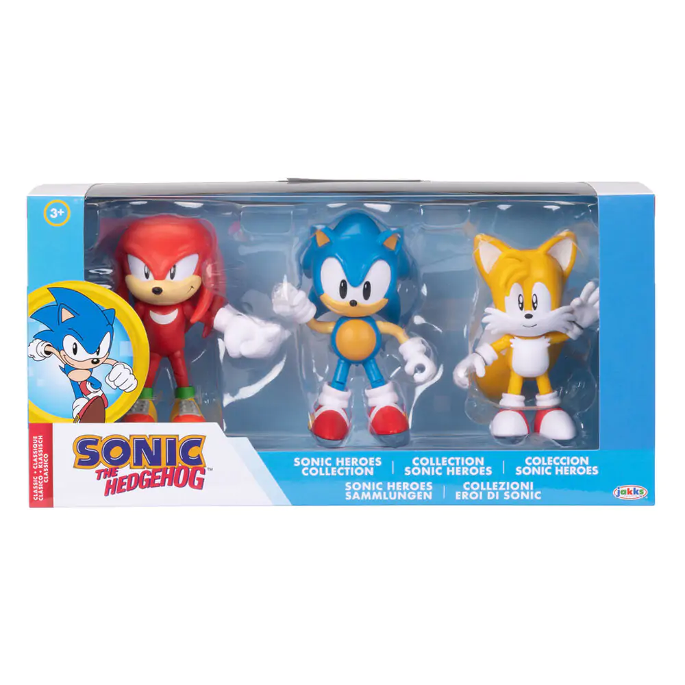 Sonic the Hedgehog Classic 3-er Pack Figuren 10cm termékfotó