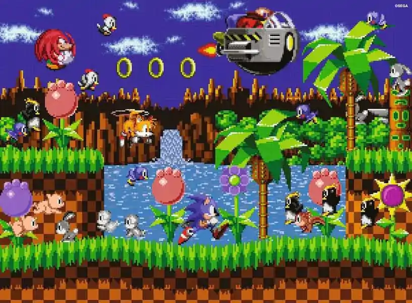 Sonic - The Hedgehog Puzzle Classic Sonic (500 Teile) termékfotó