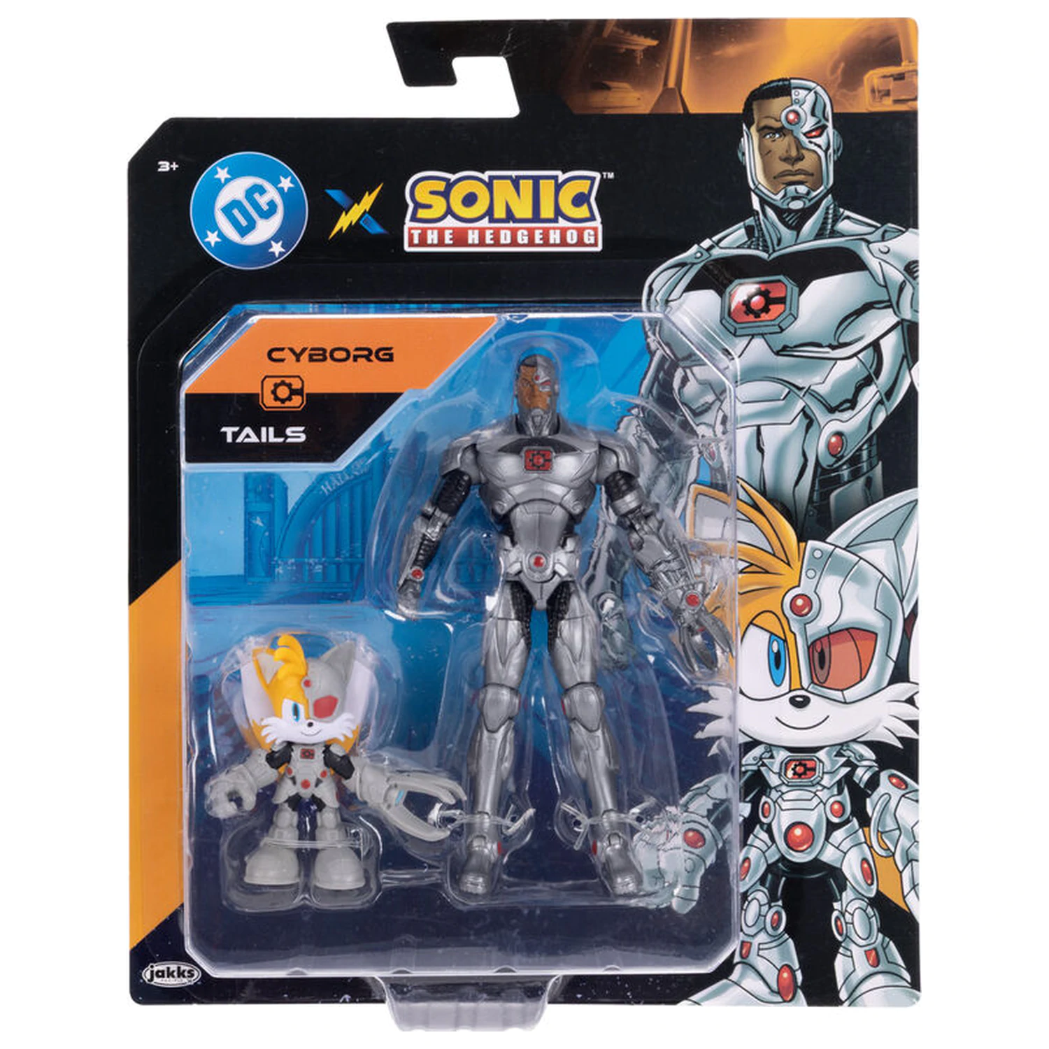 Sonic The Hedgehog Cyborg & Tails 2 Figuren Pack Produktfoto
