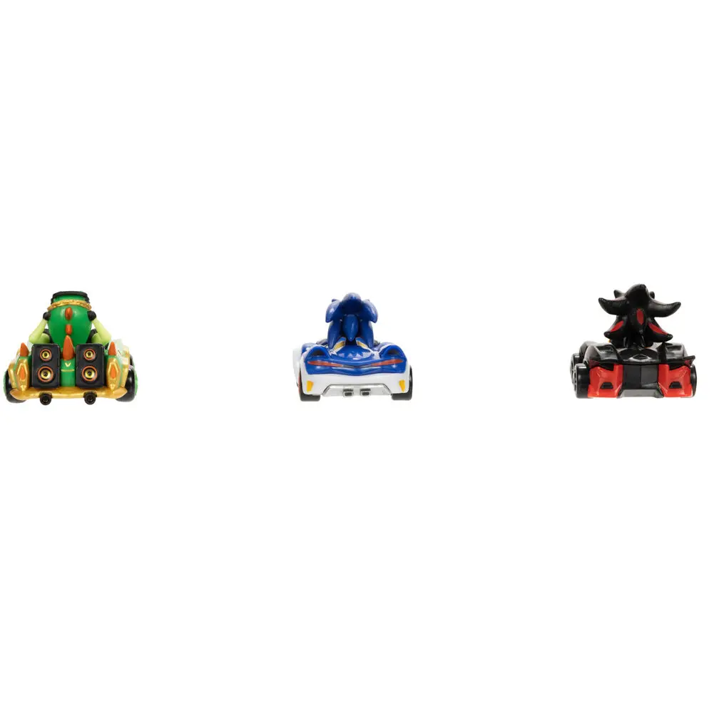 Sonic The Hedgehog Die Cast blister 3 Fahrzeugs 1:64 Produktfoto