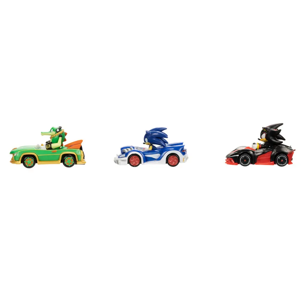 Sonic The Hedgehog Die Cast blister 3 Fahrzeugs 1:64 Produktfoto