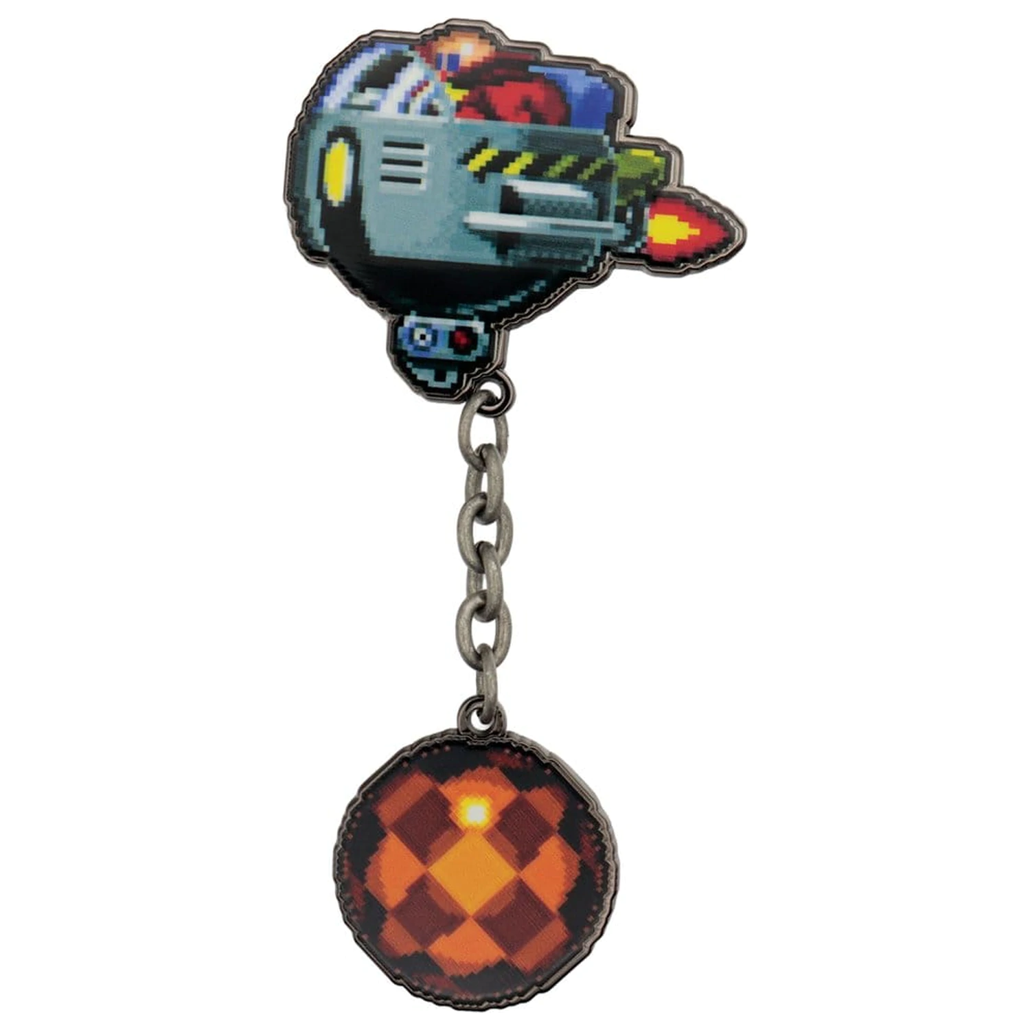 Sonic - The Hedgehog Anstecknadel Dr. Eggman Egg Mobile Chained Produktfoto