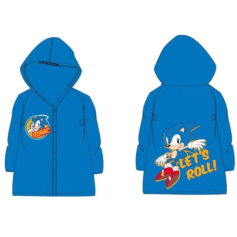 Sonic the Hedgehog raincoat Produktfoto