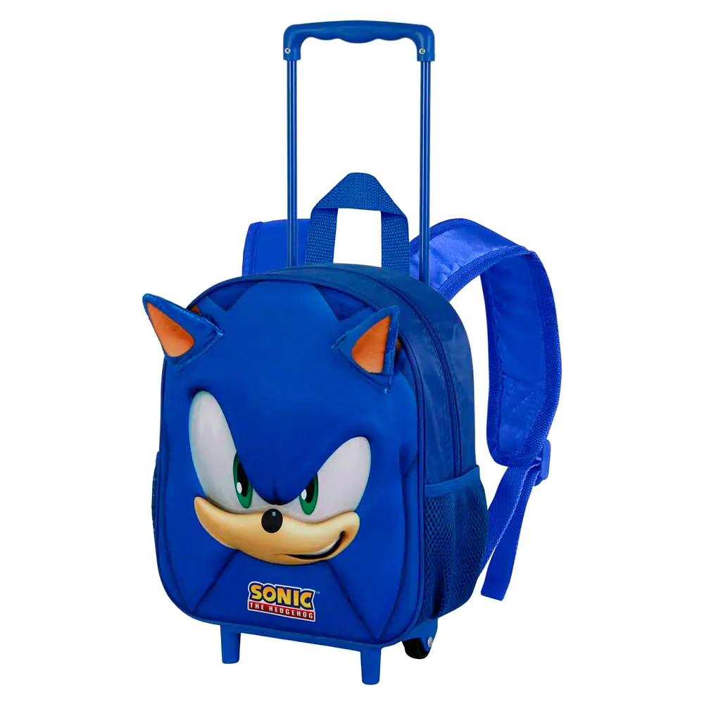 Sonic the Hedgehog Face 3D Trolley 31cm Produktfoto